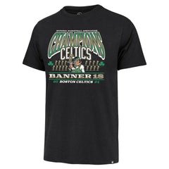 Boston Celtics '47 18-Time NBA Finals Champions Banner Franklin T-Shirt Black | 47 brand discount