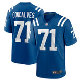 Nike Matt Goncalves Indianapolis Colts Game Jersey Royal