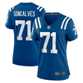 Nike Matt Goncalves Indianapolis Colts Women's Game Jersey Royal