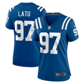 Nike Laiatu Latu Indianapolis Colts Women's Game Jersey Royal