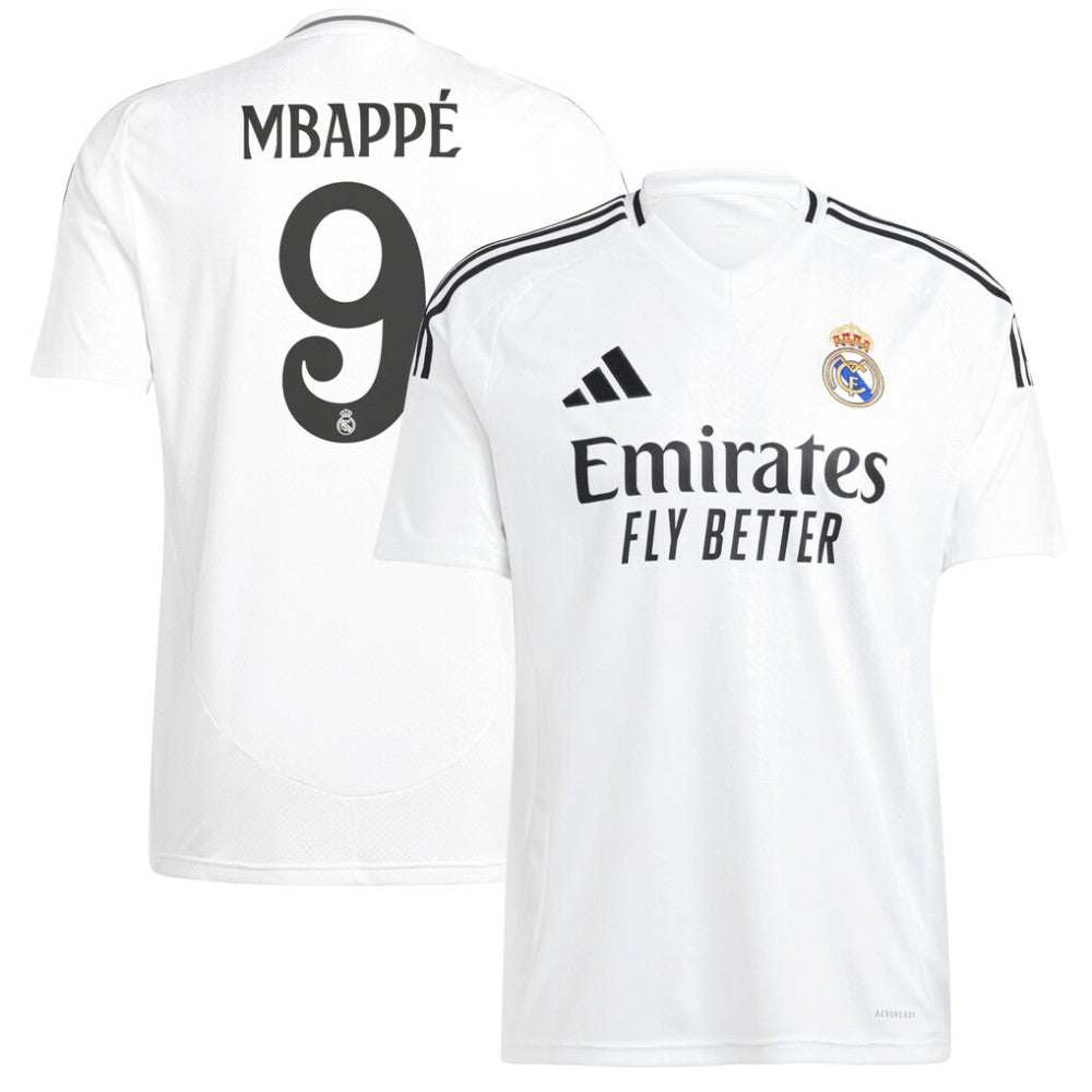 Kylian Mbappé Real Madrid 2024/25 Home Replica Player Jersey White - Adidas sale