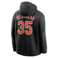 Adley Rutschman Baltimore Orioles Nike Player Name & Number Club Pullover Hoodie - Black - Nike Online