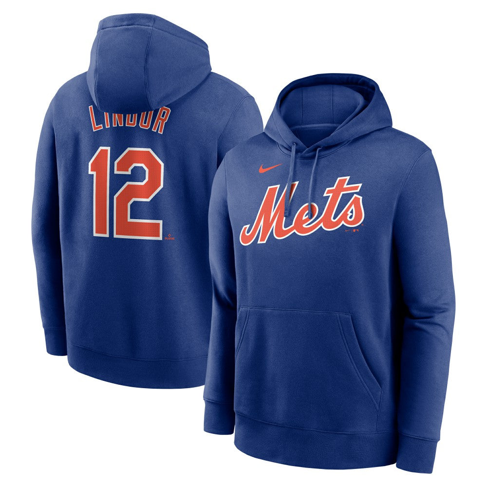 Francisco Lindor New York Mets Nike Player Name & Number Club Pullover Hoodie - Royal - Nike Discount