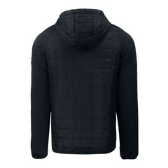New York Jets Cutter & Buck Monochromatic Logo Rainier PrimaLoft Eco Full-Zip Hybrid Jacket Black