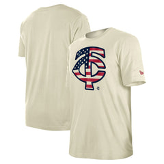 Minnesota Twins New Era Americana Flag Fill T-Shirt - Cream - New Era Online