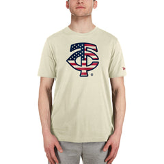 Minnesota Twins New Era Americana Flag Fill T-Shirt - Cream - New Era Online