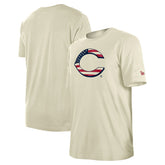 Cincinnati Reds New Era Americana Flag Fill T-Shirt - Cream - New Era Lifestyle