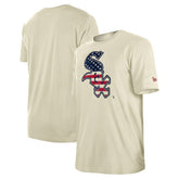 Chicago White Sox New Era Americana Flag Fill T-Shirt - Cream - New Era on Sale