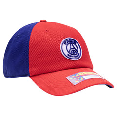 Paris Saint-Germain Fan Ink Male Adult Striker Adjustable Hat Red/Navy