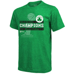 Boston Celtics Majestic Threads 2024 NBA Finals Champions Tri-Blend T-Shirt - Kelly Green