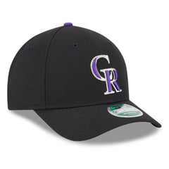 Colorado Rockies New Era Player Replica 9FORTY Adjustable Hat - Black - New Era Discount