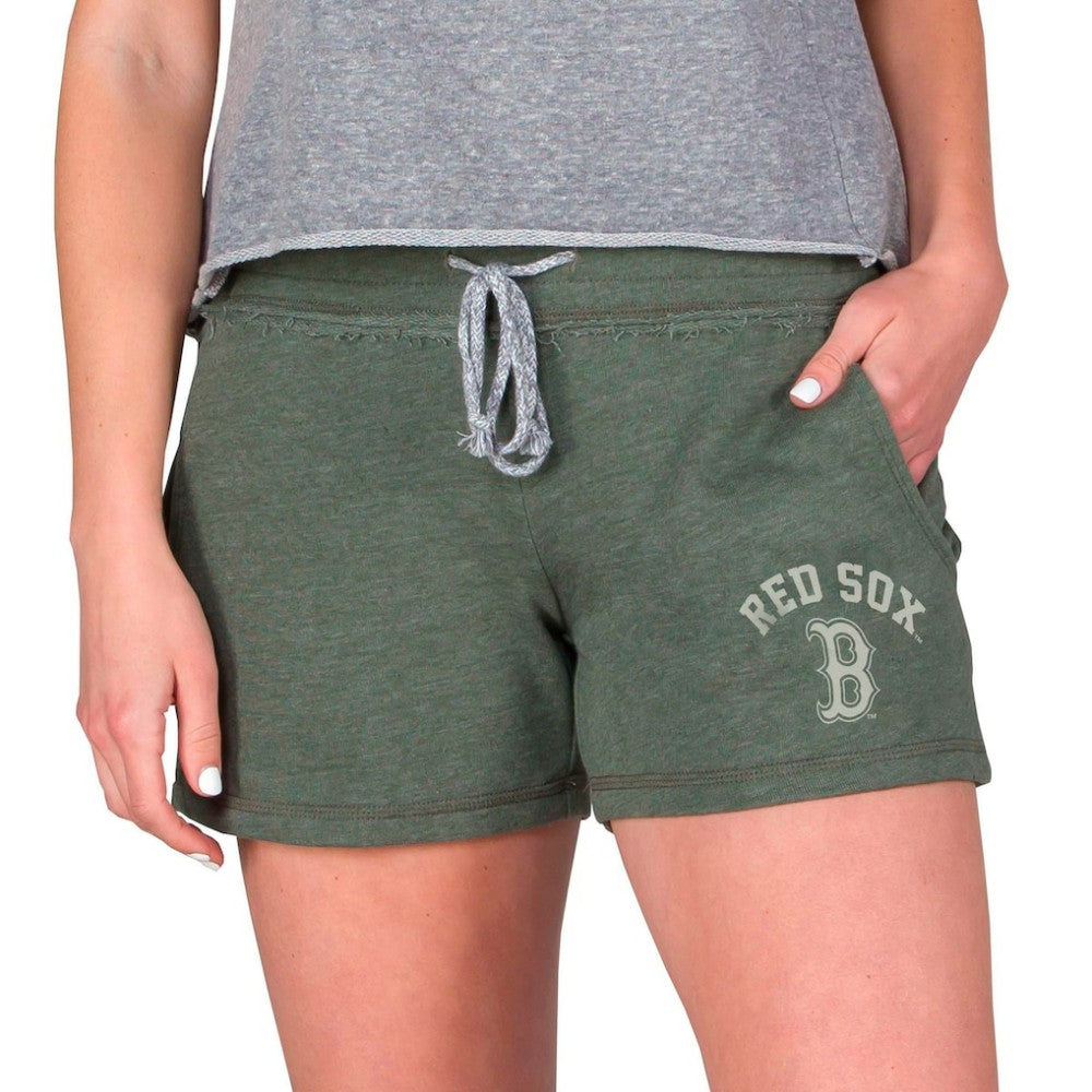 Boston Red Sox Concepts Sport Women's Mainstream French Terry Tri-Blend Shorts - Green - MLB on Sale
