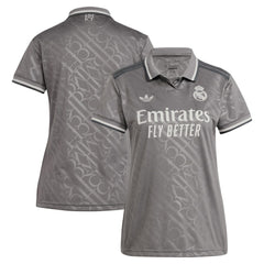 Real Madrid Originals Women's 2024/25 Third Replica Jersey Charcoal - Adidas for sale
