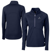 St. Louis Cardinals Cutter & Buck Women's Adapt Eco Knit Stretch Recycled Half-Zip DryTec Top - Navy - MLB Sale