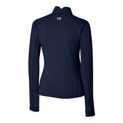Detroit Tigers Cutter & Buck Women's Traverse Stretch Quarter-Zip Pullover Top - Navy - MLB on Sale