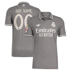 Real Madrid Originals 2024/25 Third Custom Jersey Charcoal - Adidas Discount