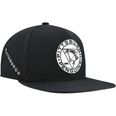 Pittsburgh Penguins Mitchell & Ness Team Snapback Hat - Black - NHL 201873231