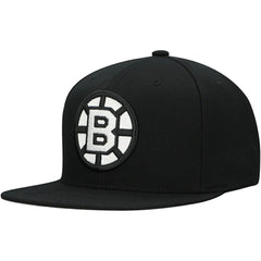 Boston Bruins Mitchell & Ness Team Snapback Hat - Black - NHL 201873246