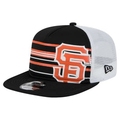 San Francisco Giants New Era 9FIFTY A-Frame Trucker Snapback Hat - Black - New Era on Sale