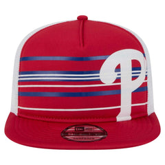 Philadelphia Phillies New Era 9FIFTY A-Frame Trucker Snapback Hat - Red - New Era Discount