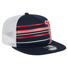 Boston Red Sox New Era 9FIFTY A-Frame Trucker Snapback Hat - Navy - New Era on Sale