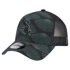 Chicago White Sox New Era 9FORTY A-Frame Trucker Adjustable Hat - Black - New Era Lifestyle