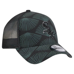 Chicago White Sox New Era 9FORTY A-Frame Trucker Adjustable Hat - Black - New Era Lifestyle