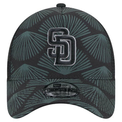 San Diego Padres New Era 9FORTY A-Frame Trucker Adjustable Hat - Black - New Era on Sale