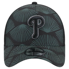 Philadelphia Phillies New Era 9FORTY A-Frame Trucker Adjustable Hat - Black - New Era Discount