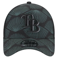 Tampa Bay Rays New Era 9FORTY A-Frame Trucker Adjustable Hat - Black - New Era Online