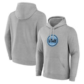Utah Mammoth Fanatics Draft Logo Pullover Hoodie - Steel - NHL 201875540