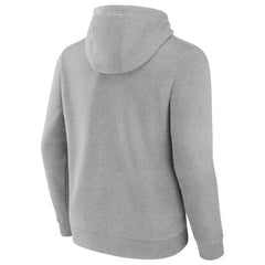 Utah Mammoth Fanatics Wordmark Logo Fleece Pullover Hoodie - Heather Gray - NHL 201875544