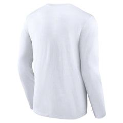 Utah Mammoth Fanatics Draft Logo Long Sleeve T-Shirt - White - NHL 201875547