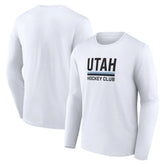 Utah Mammoth Fanatics Secondary Logo Long Sleeve T-Shirt - White - NHL 201875550