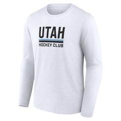 Utah Mammoth Fanatics Secondary Logo Long Sleeve T-Shirt - White - NHL 201875550