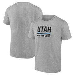 Utah Mammoth Fanatics Draft Logo T-Shirt - Heather Gray - NHL 201875564