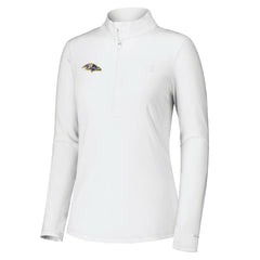 Baltimore Ravens Women's Sport Playa Vista IslandZone Quarter-Zip Jacket White