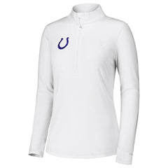 Indianapolis Colts Women's Sport Playa Vista IslandZone Quarter-Zip Jacket White