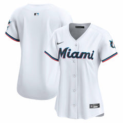 Miami Marlins Nike Women's Home Limited Jersey - White - Nike on Sale