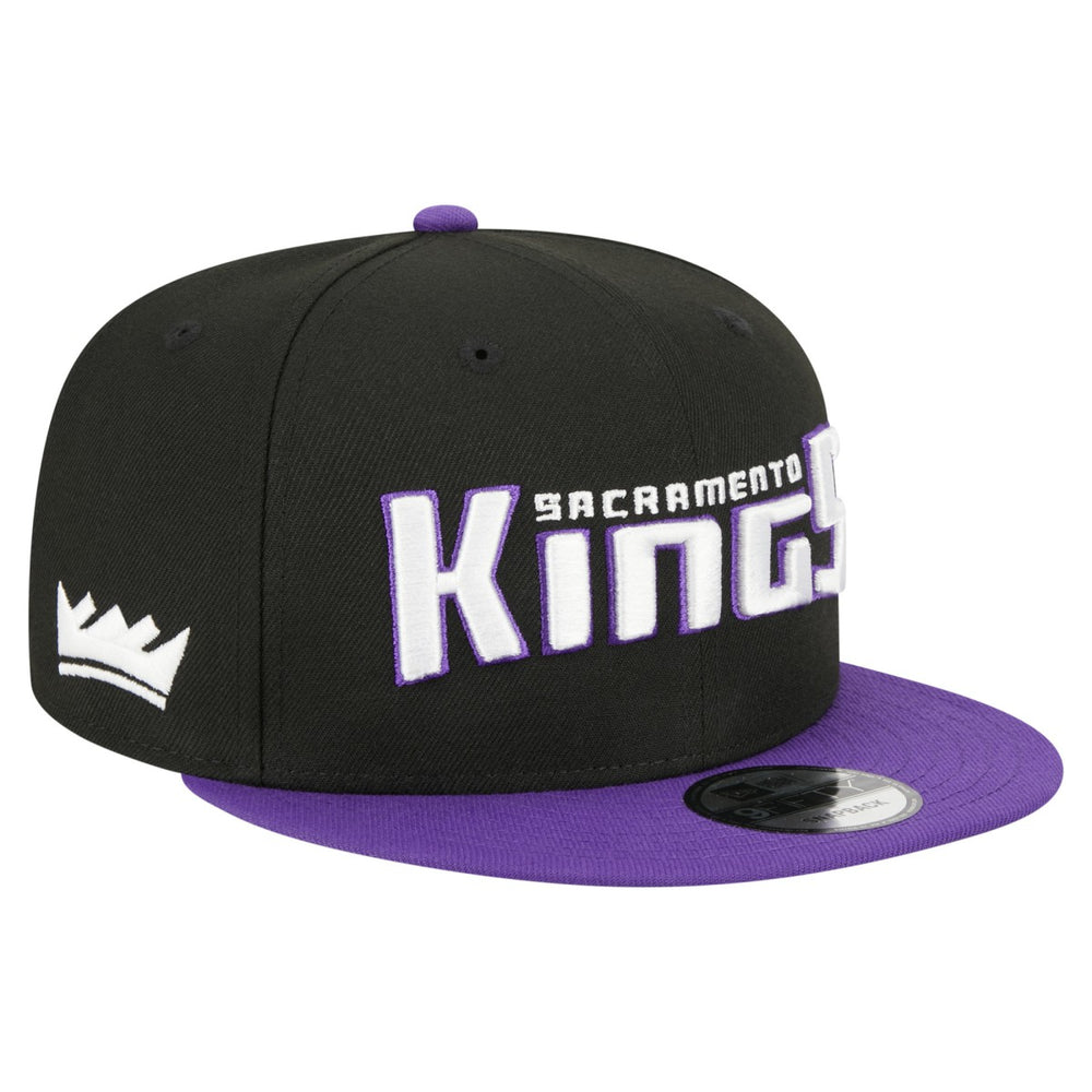 Sacramento Kings Jersey Hook Statement Edition 9FIFTY Snapback Hat Black/Purple | New Era Near Me
