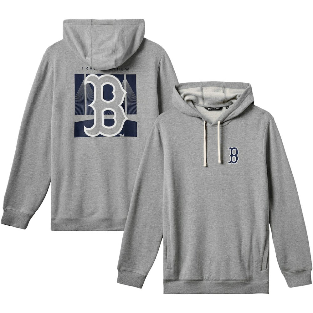Boston Red Sox TravisMathew Cloud Pullover Hoodie - Gray - MLB on Sale