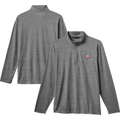 Chicago Cubs TravisMathew The Heater Quarter-Zip Pullover Top - Gray - MLB Discount