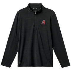 Arizona Diamondbacks TravisMathew The Heater Quarter-Zip Pullover Top - Black - MLB Sale