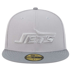 New York Jets New Era Iron Cloud 59FIFTY Fitted Hat Gray/Graphite