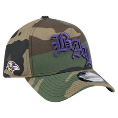 Baltimore Ravens New Era Mystic Camo A-Frame 9FORTY Adjustable Hat Camo