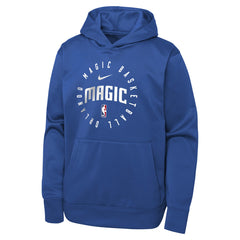 Orlando Magic Youth Performance Practice Spotlight Pullover Hoodie Blue | Nike for sale