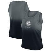 Cincinnati Bengals WEAR by Erin Andrews x Gracie Hunt Women's Ombre Tank Top Black