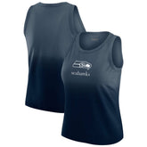 Seattle Seahawks WEAR by Erin Andrews x Gracie Hunt Women's Ombre Tank Top Navy
