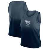 Tennessee Titans WEAR by Erin Andrews x Gracie Hunt Women's Ombre Tank Top Navy