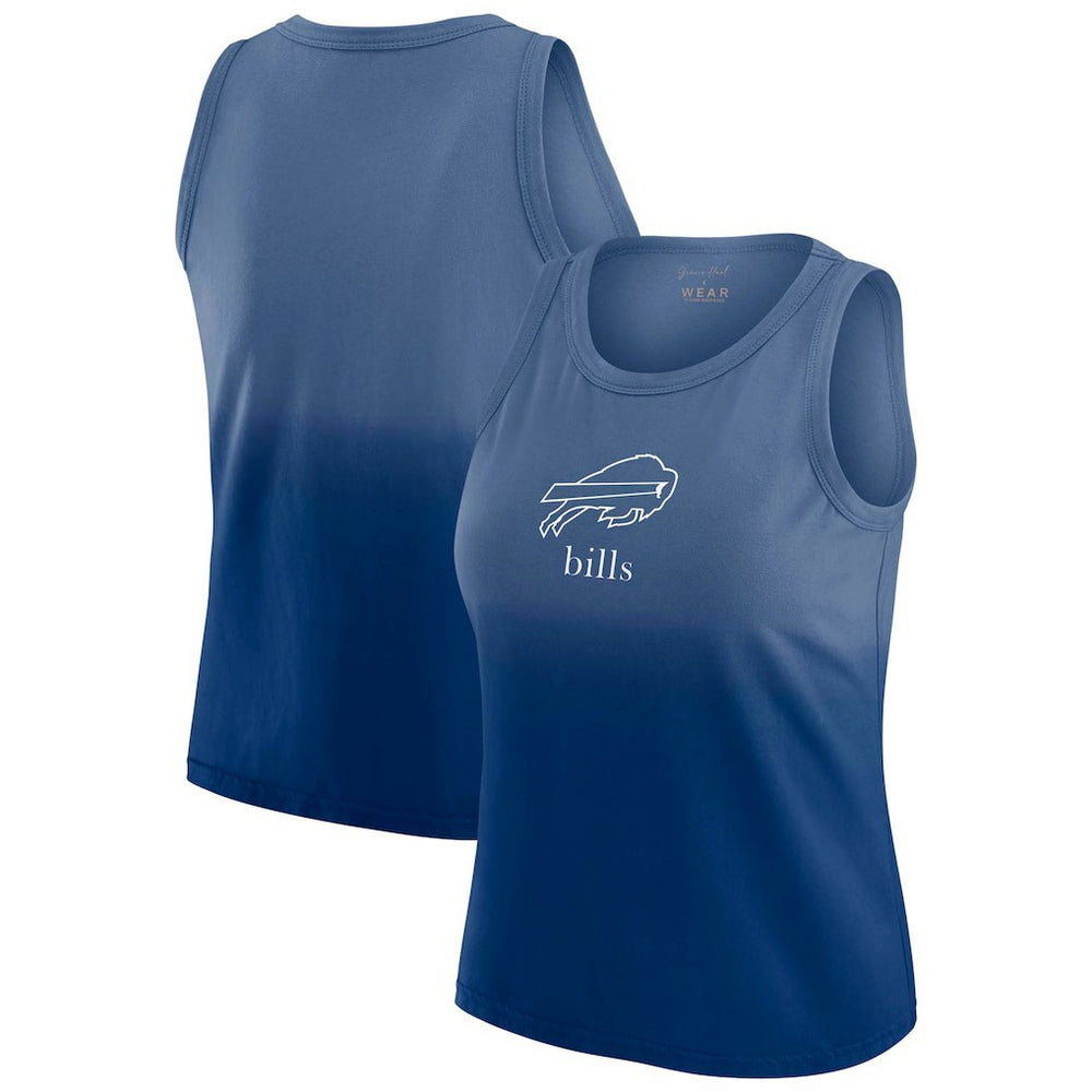 Buffalo Bills WEAR by Erin Andrews x Gracie Hunt Women's Ombre Tank Top Royal